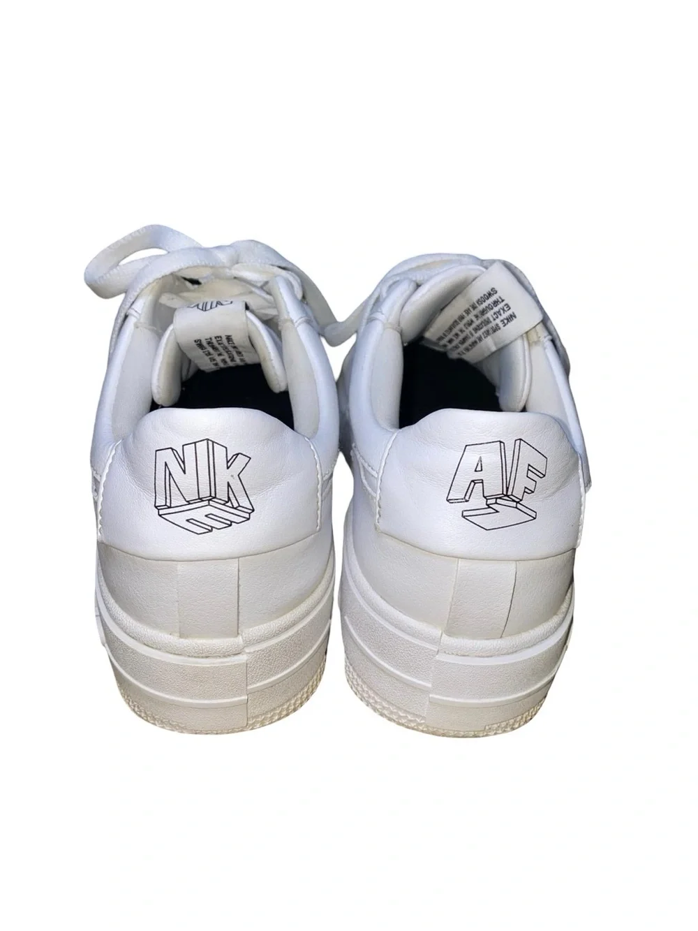Nike Air Force 1 Low Pixel Triple White Women's Size 8 (CK6649-100)